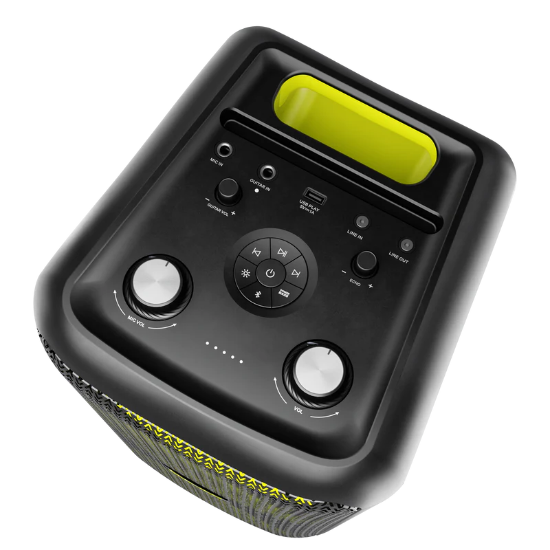 Acabamento e alça para transporte